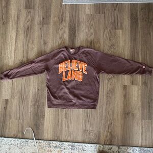 Homage Cleveland Browns Crewneck Sweatshirt Size M